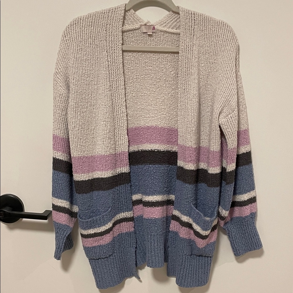 SO Multicolor Striped Cardigan Sweater*